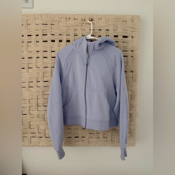 lululemon athletica Jackets & Blazers - Lululemon Lavender Oversized Scuba Full Zip Hoodie Jacket